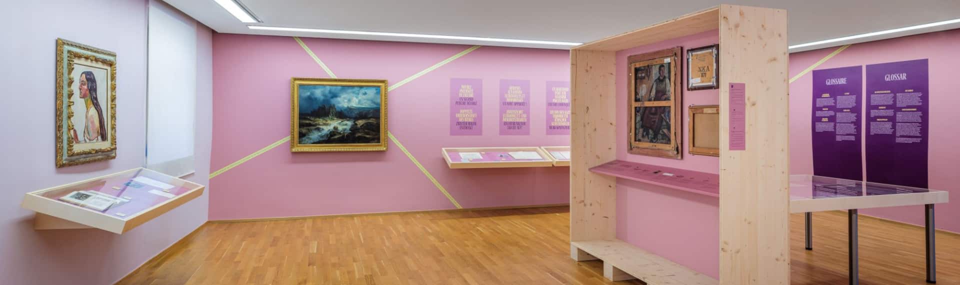 Lumière sur les œuvres. Enquête sur la provenance de la collection © Musées cantonaux du Valais, Sion. photo : Olivier Lovey